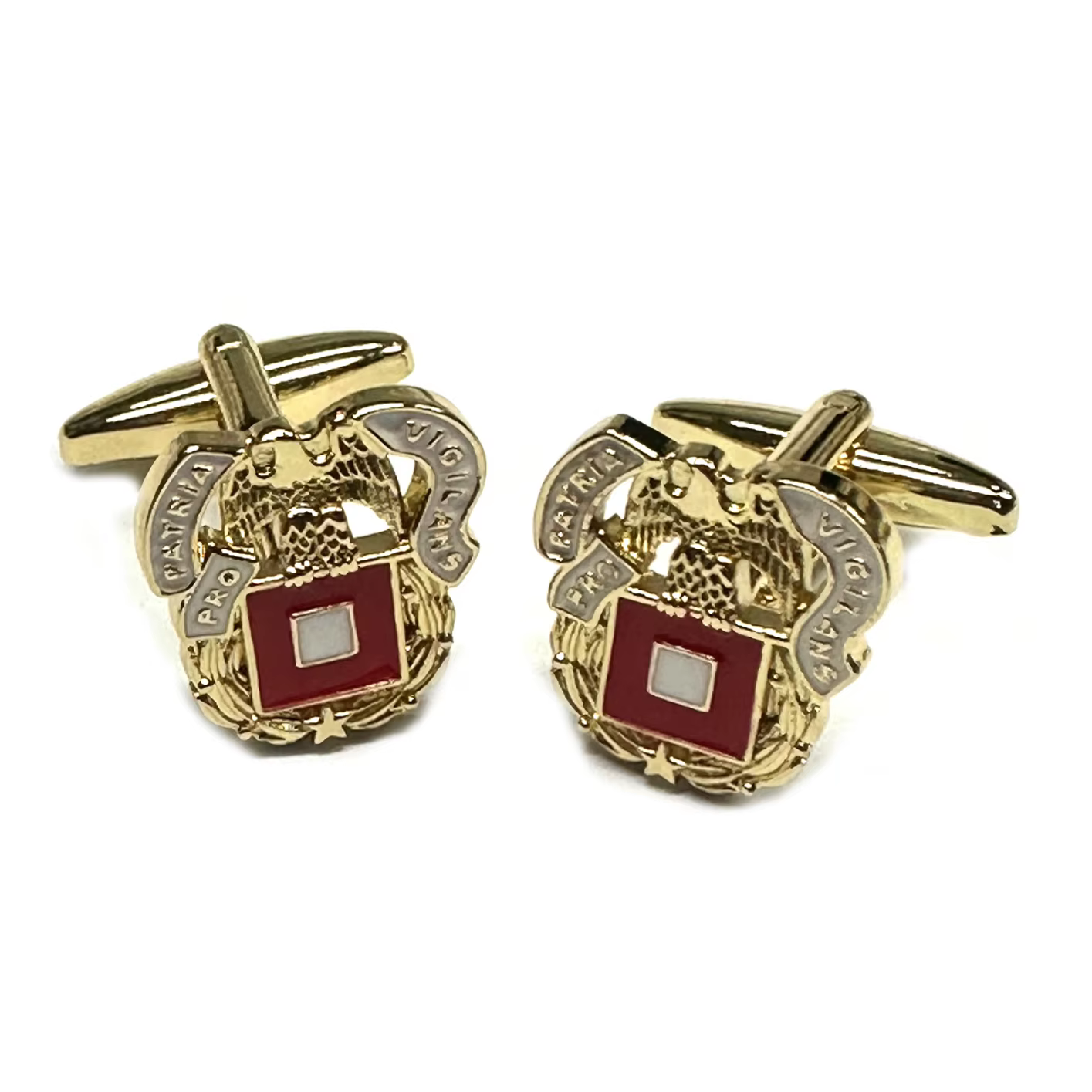 Signal Regimental Crest Cufflinks