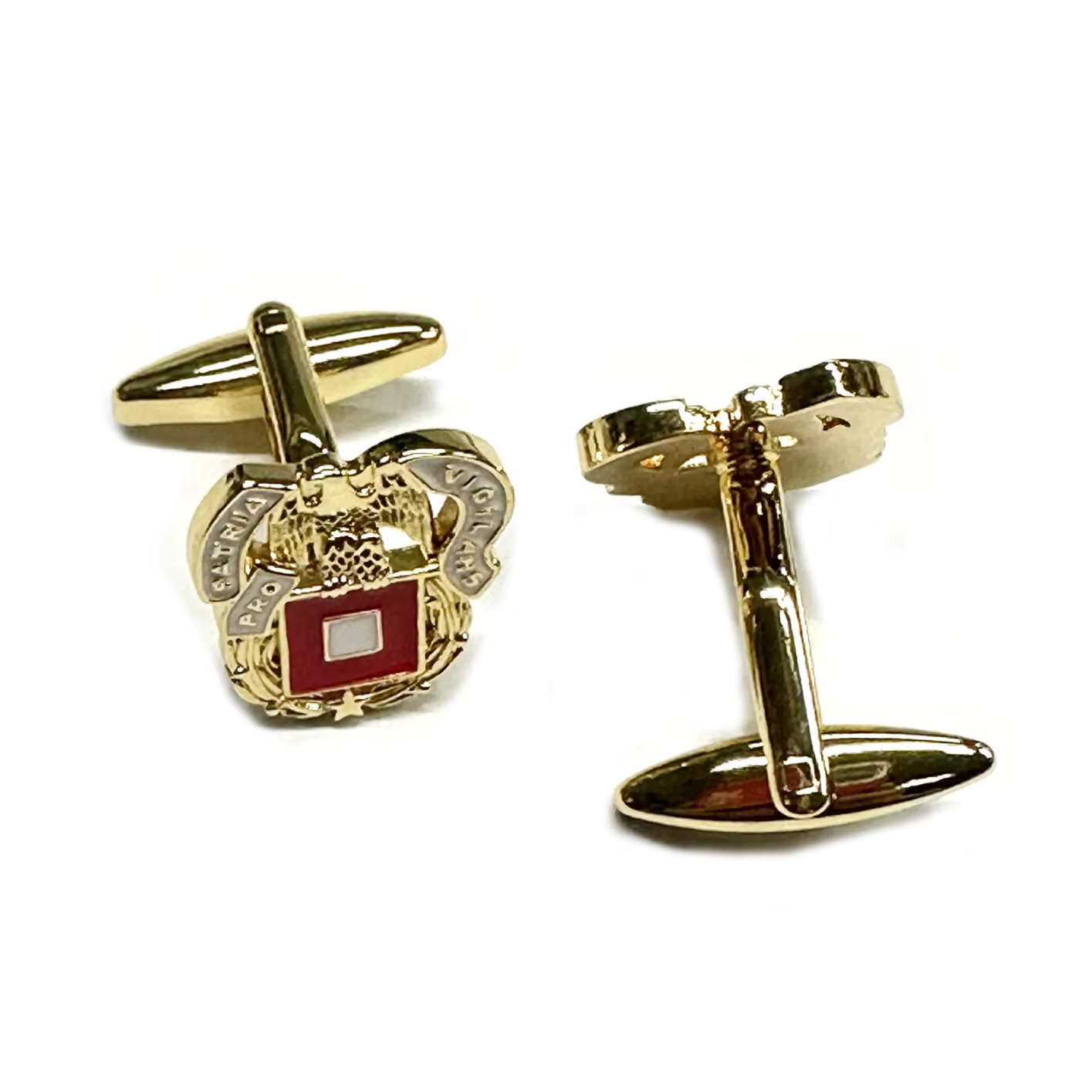 Signal Regimental Crest Cufflinks